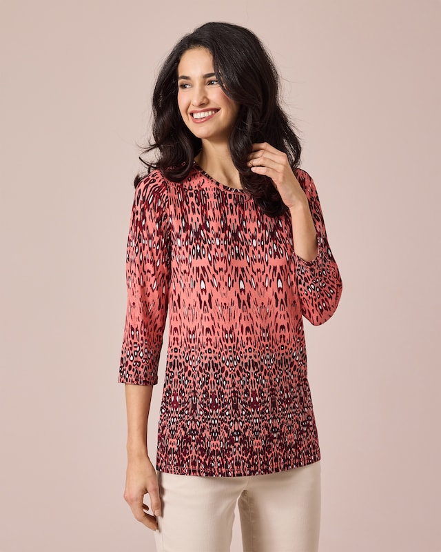 Shirt mit Animal-Druck