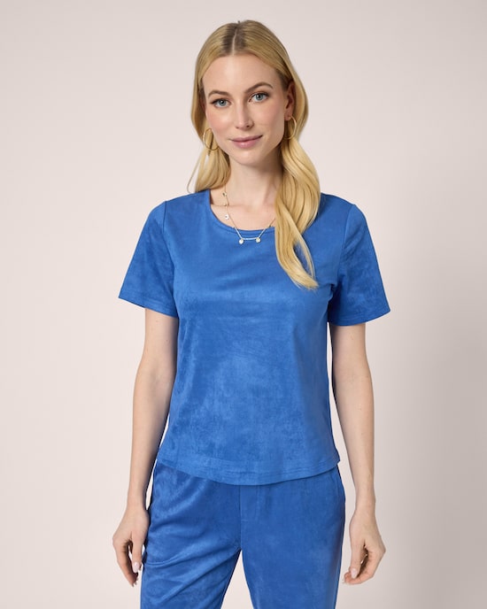 Produktabbildung für Faux Velours Shirt