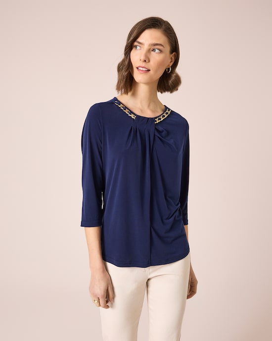 Produktabbildung für Shirt mit Ketten-Accessoire