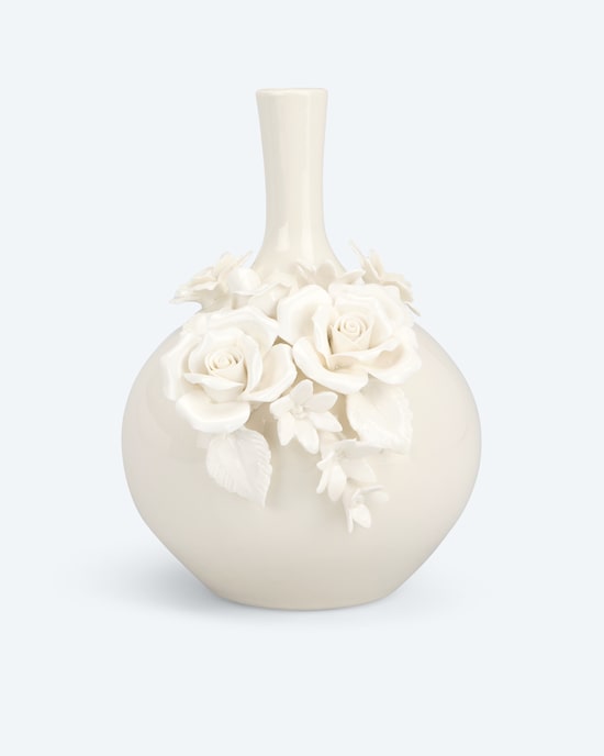 Produktabbildung für Porzellan-Vase im Blumen-Design