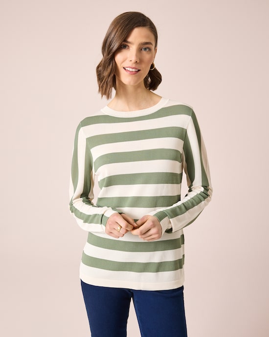 Produktabbildung für Pullover mit Streifen