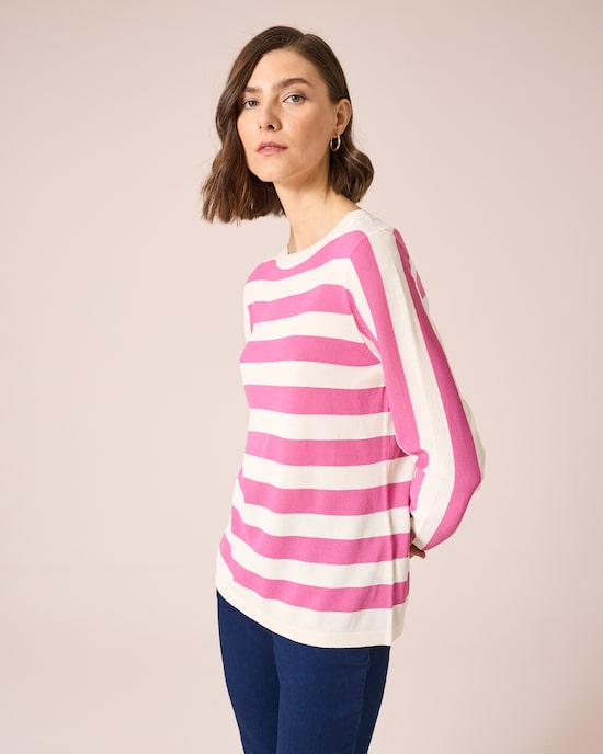 Produktabbildung für Pullover mit Streifen