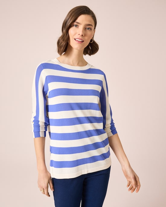 Produktabbildung für Pullover mit Streifen