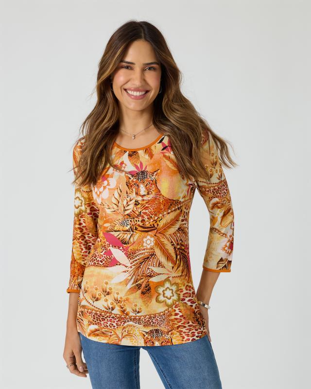 Shirt mit Exklusiv-Print