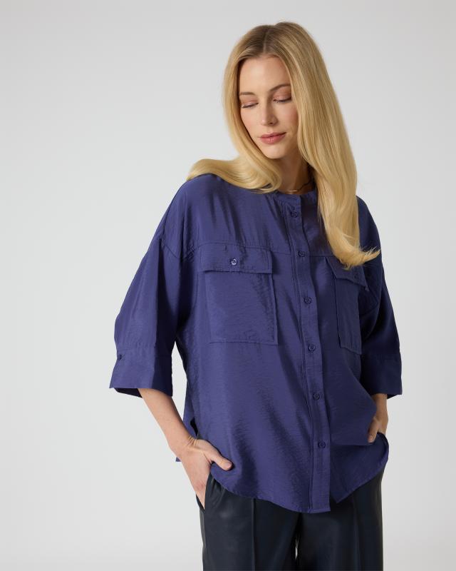 Oversized Bluse im Unidesign