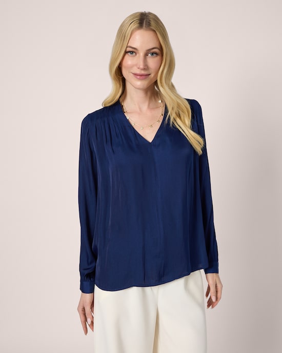Produktabbildung für Bluse mit V-Ausschnitt