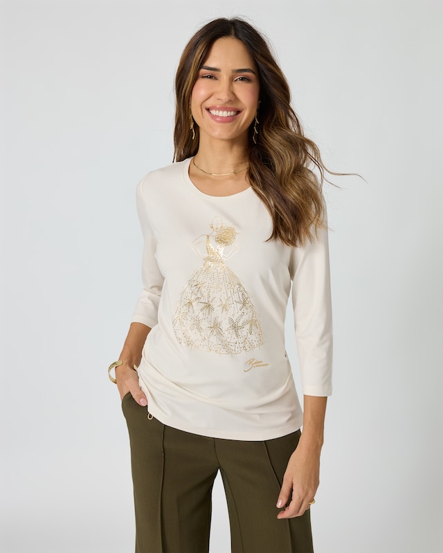 Statement-Shirt "Modeskizze"