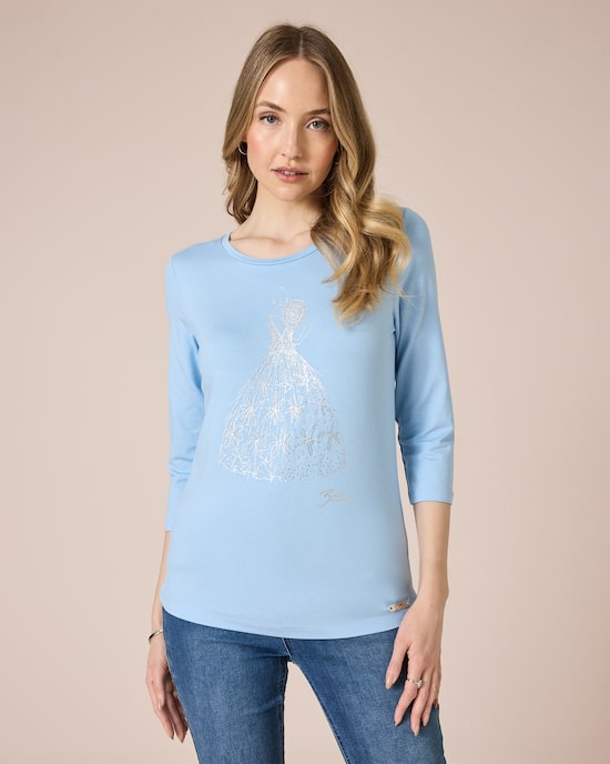 Produktabbildung für Statement-Shirt "Modeskizze"