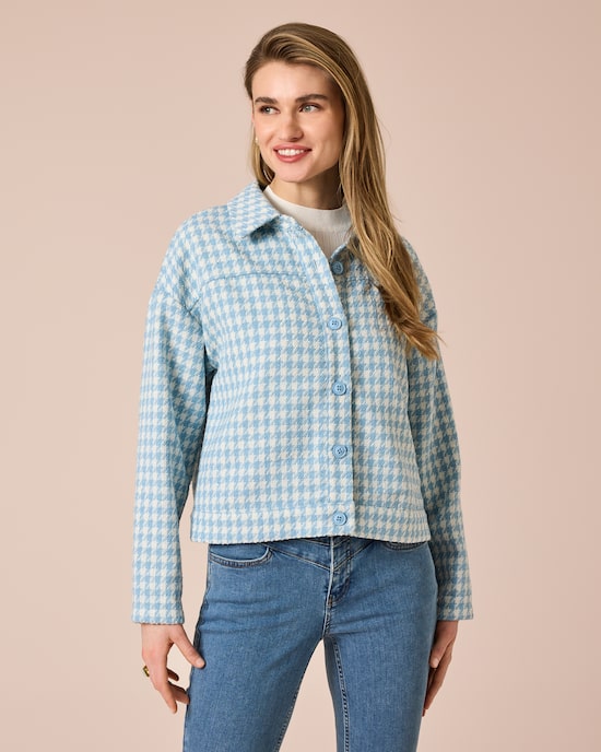 Produktabbildung für Blazer mit Hahnentritt-Muster