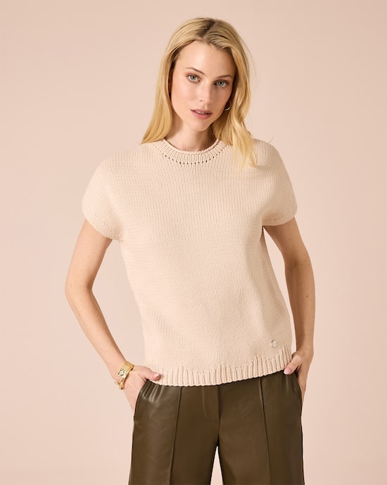 Produktabbildung für Kurzarm-Pullover