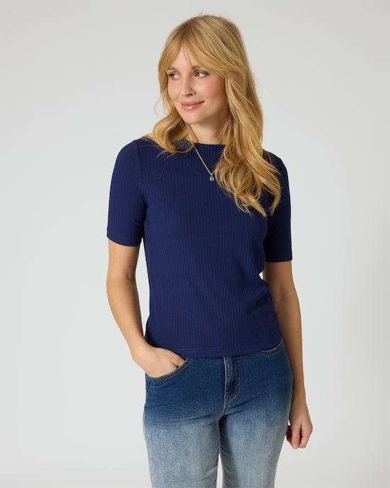 Produktabbildung für Rippshirt in Uni