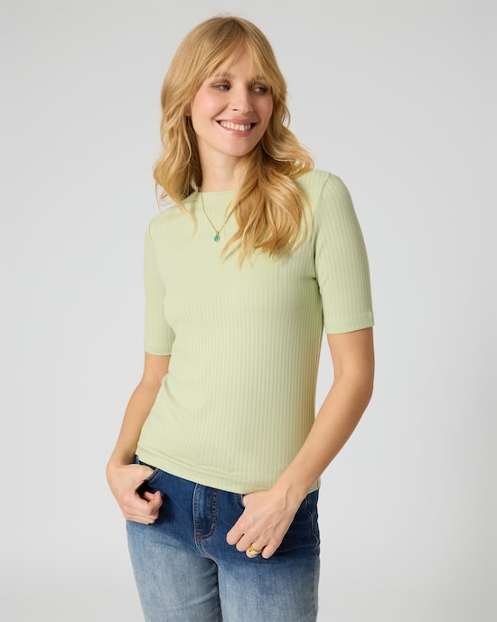 Produktabbildung für Rippshirt in Uni