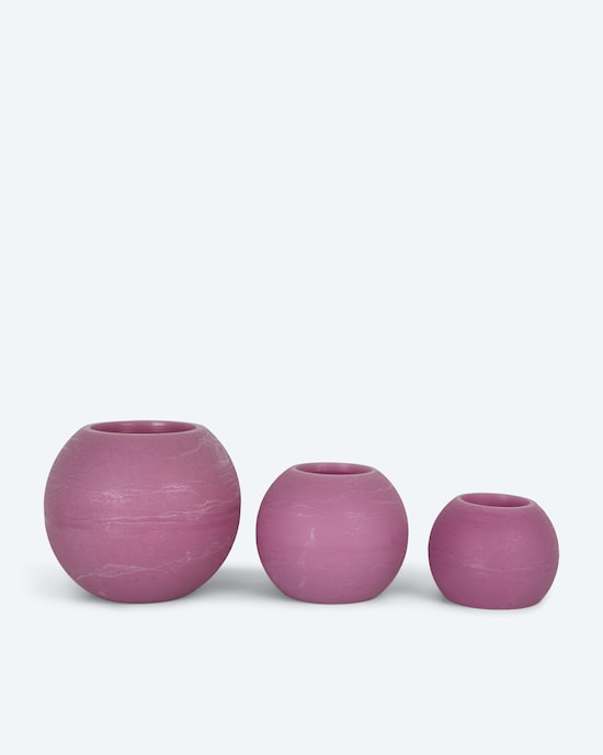Produktabbildung für Kugelkerzen-Set, 3tlg.