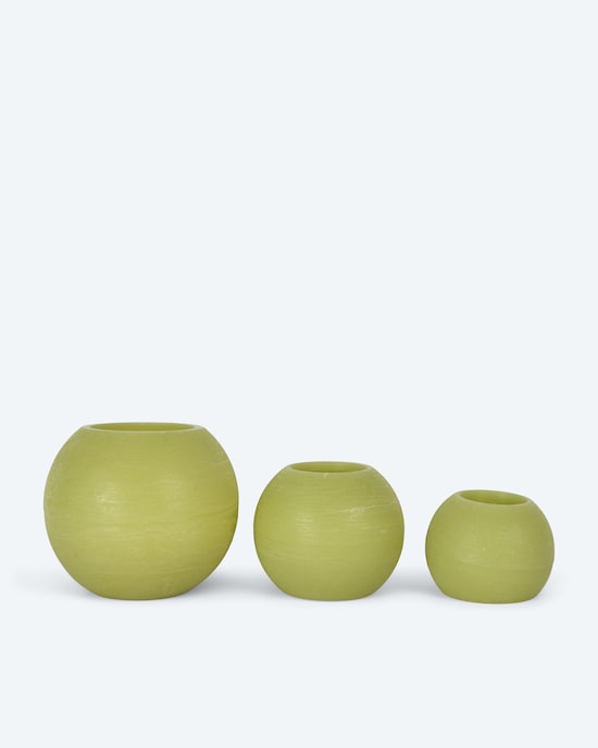 Produktabbildung für Kugelkerzen-Set, 3tlg.