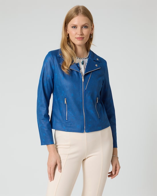 Produktabbildung für Jacke aus Velourslederimitat