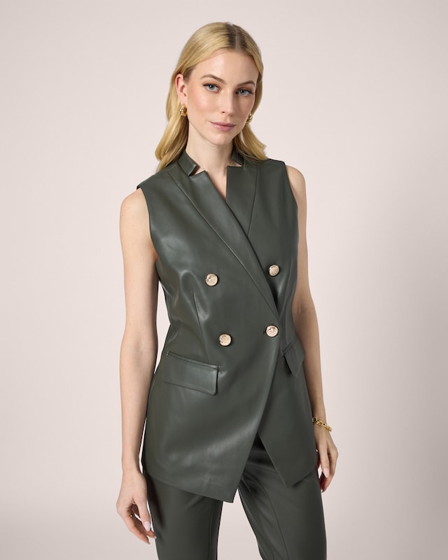 Weste "Couture" aus Lederimitat