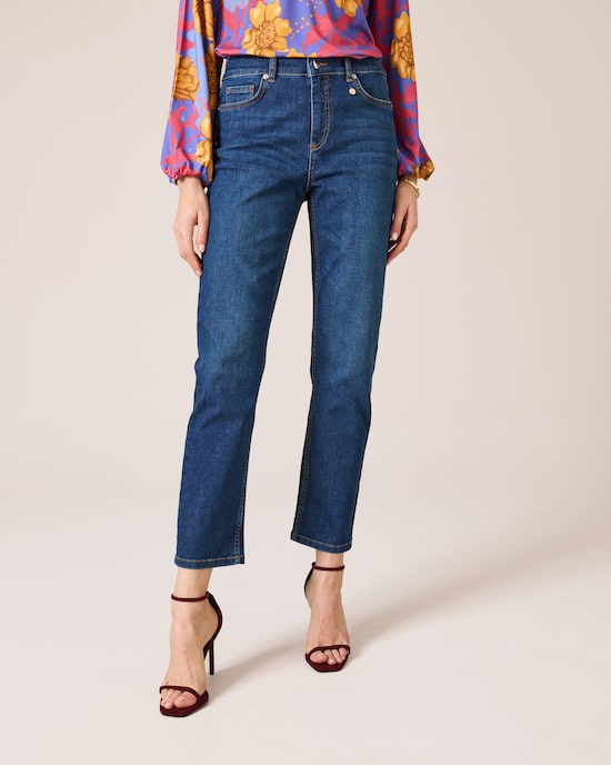 Produktabbildung für 7/8-Jeans mit geradem Bein