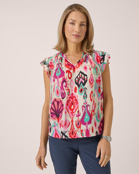Produktabbildung für Schlupfbluse mit Print