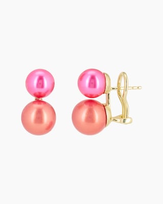 Produktabbildung 1 für Ohrclipstecker MK-Perle 10mm & 8mm