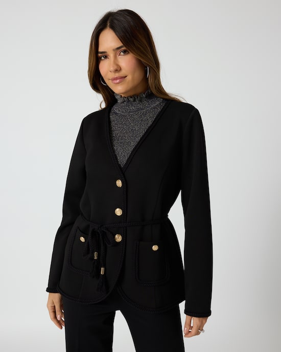 Produktabbildung für Jacke "Couture" mit Flecht-Details
