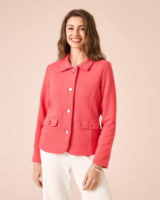 Produktabbildung für Cardigan aus Ottoman Jersey