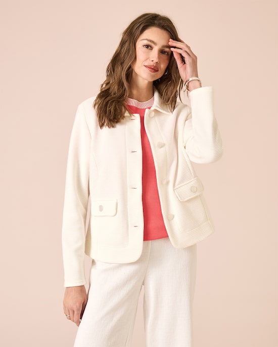 Produktabbildung für Cardigan aus Ottoman Jersey