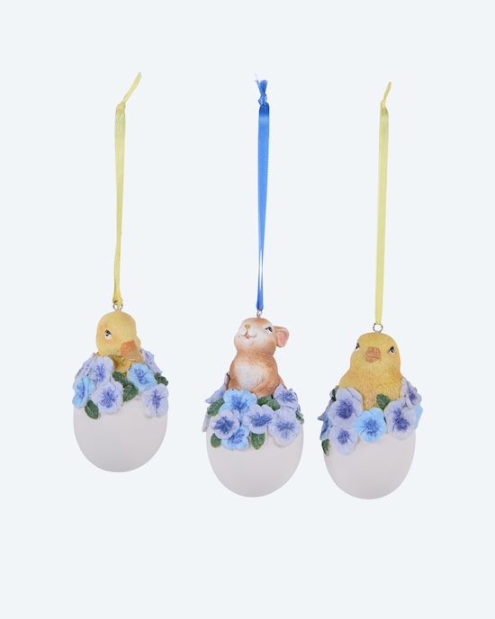 Produktabbildung für Hängefiguren "Frühlingstiere", 3tlg.
