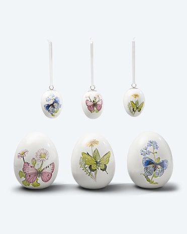 Produktabbildung für Dekoeier Schmetterling, 6er Set