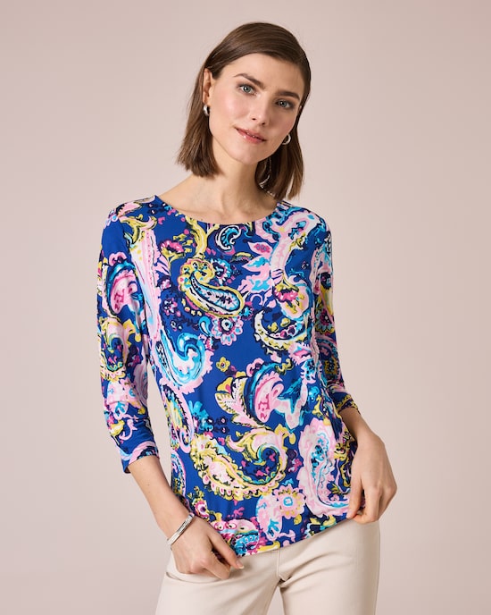 Produktabbildung für Shirt mit Paisleydruck