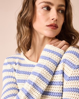 Produktabbildung 5 für Pullover in Häkel-Optik
