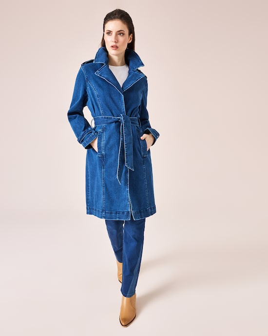 Produktabbildung für Superflex Denim Mantel