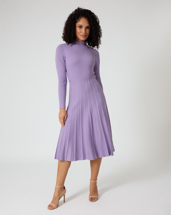 Produktabbildung für Kleid mit Glitzerstreifen
