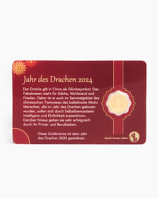Produktabbildung 1 für Goldmünze Blossom Shape Drache 2024