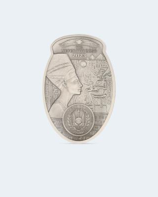 3Oz Silbermünze Shape Nofretete 2023