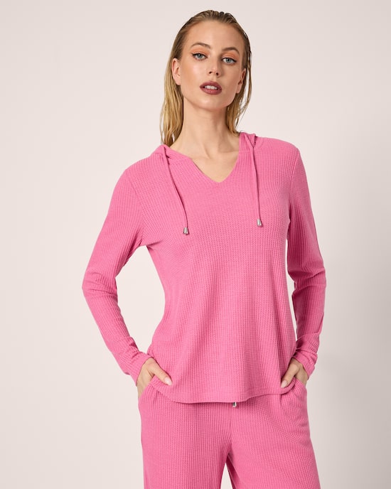 Produktabbildung für Hoodie mit Struktur