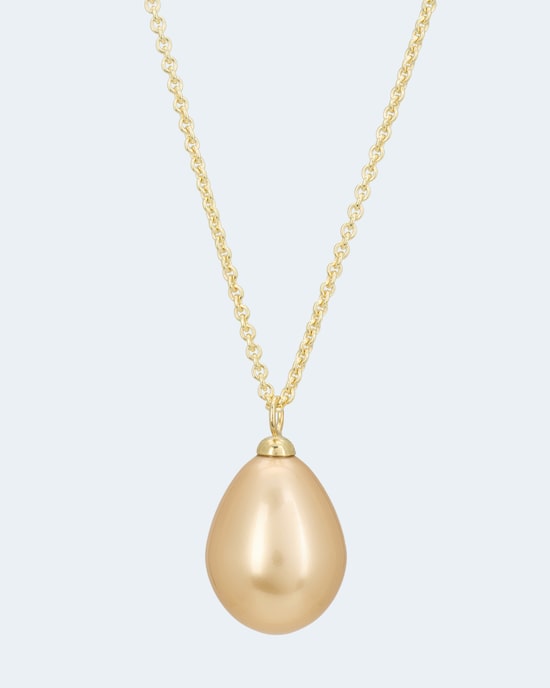Produktabbildung für Kette + Anhänger mit MK-Perle 16 x 21mm