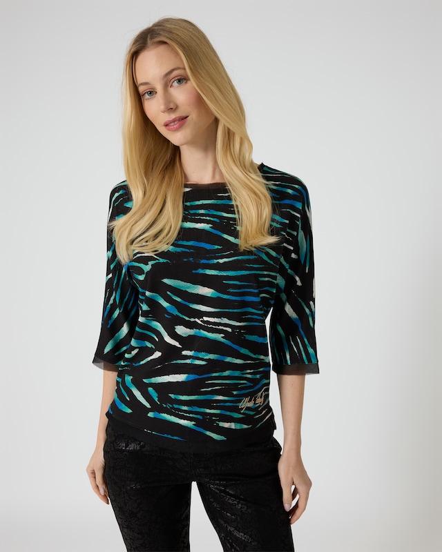 Shirt mit Animal-Druck