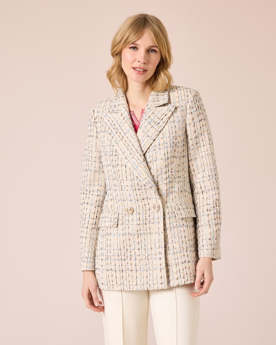 Produktabbildung für Blazer aus Bouclé