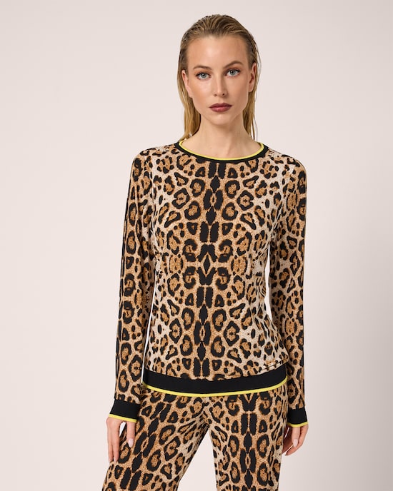Produktabbildung für Shirt mit Jaguar-Print