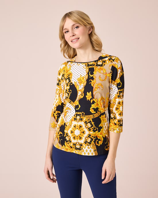 Produktabbildung für Shirt mit Allover-Print