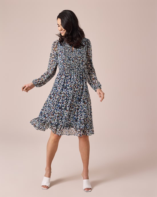 Produktabbildung für Kleid im Muster-Print