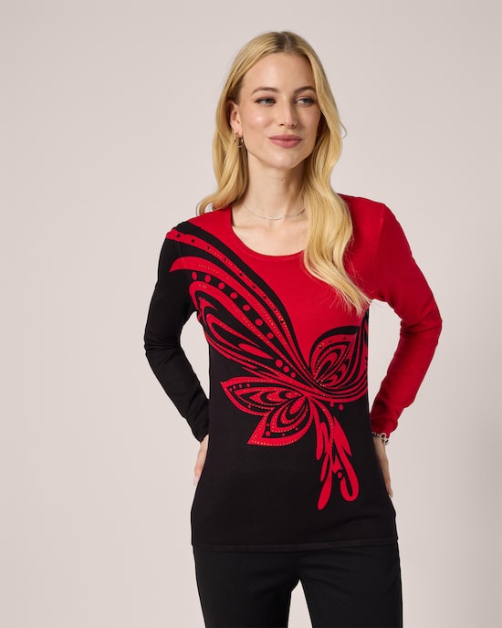 Produktabbildung für Pullover "Schmetterling"