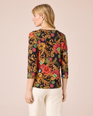 Produktabbildung 4 für Shirt mit Blumen- und Paisley-Druck