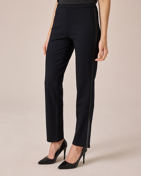 Produktabbildung für Hose mit Strass-Streifen