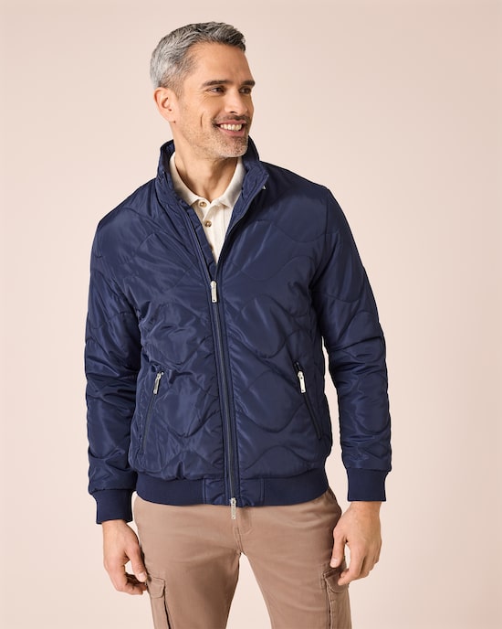 Produktabbildung für Steppjacke im Wellendesign