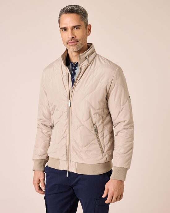 Produktabbildung für Steppjacke im Wellendesign