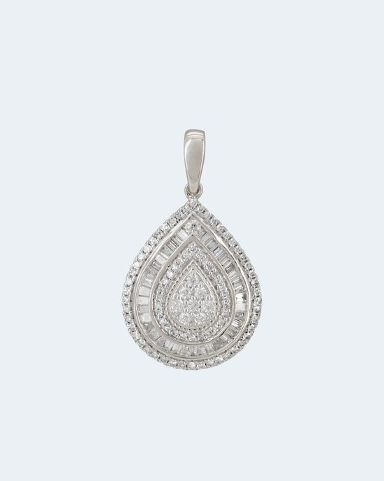 Produktabbildung für Anhänger mit Brillant & Diamant 0,50 ct