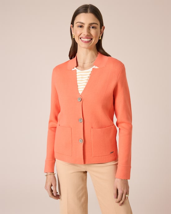 Produktabbildung für Double Face Strickblazer