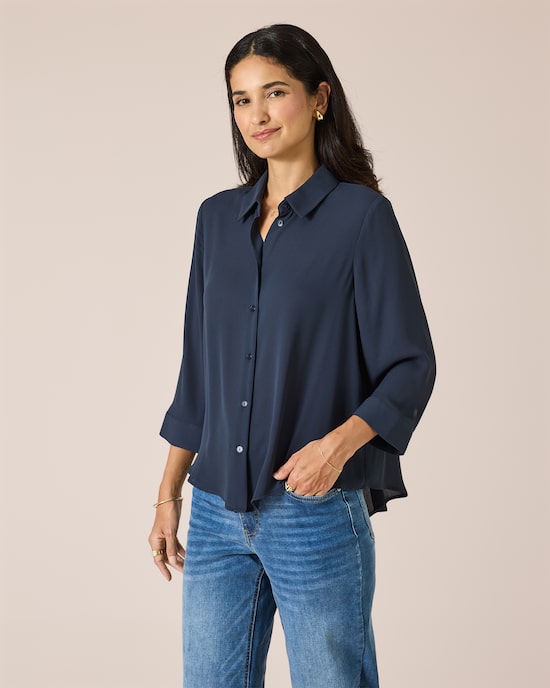 Produktabbildung für Bluse im weiten Schnitt
