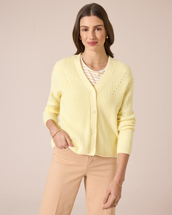 Produktabbildung für Cardigan mit Ajour-Details